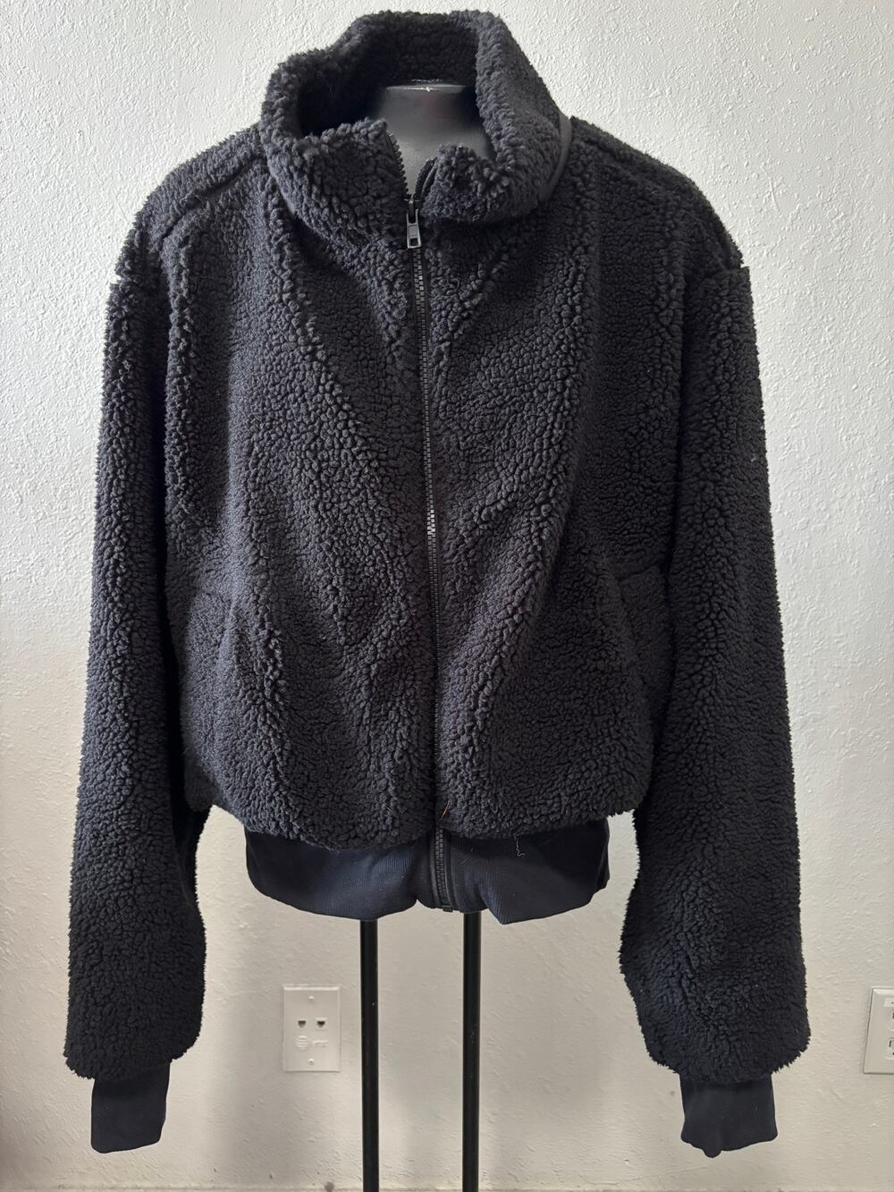Quince Fleece Jacket Womens Size Small Black - Picture 1 of 5